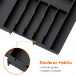 Imagen de Cubiertera Extensible Plastica Negra 33-57x38x5cm H