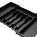 Imagen de Cubiertera Extensible Plastica Negra 33-57x38x5cm H