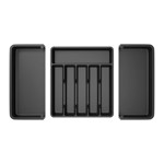 Imagen de Cubiertera Extensible Plastica Negra 33-57x38x5cm H