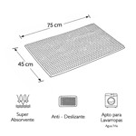 Imagen de ALFOMBRA Baño Super Chenille Blanco 45x75cm