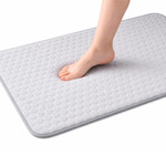 Imagen de ALFOMBRA Baño Foam Gris 45x75cm