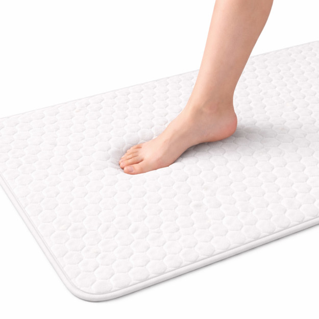 Imagen de ALFOMBRA Baño Foam Blanca 45x75cm