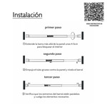 Imagen de Barral Extensible Negro N°2 110-190cm