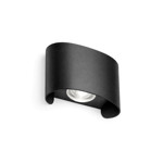 Imagen de Aplique LED Bidireccional 2w Cálido Yoko Negro 8x3.5x6.5cm H