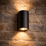 Imagen de Aplique LED 6w Cálido Bidireccional Negro 6.5x7.5x15.5cm H