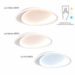 Imagen de Plafon LED 42w Dali Blanco 3 Tonalidades 46x62cm