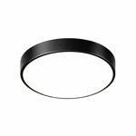 Imagen de PLAFON LED 18w Flat Negro Ø30cm