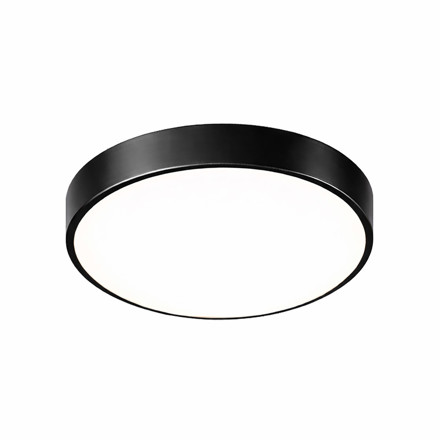 Imagen de PLAFON LED 18w Flat Negro Ø30cm