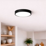 Imagen de PLAFON LED 18w Flat Negro Ø30cm