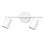 Imagen de Spot 2 Luces Gu10 Canon Blanco