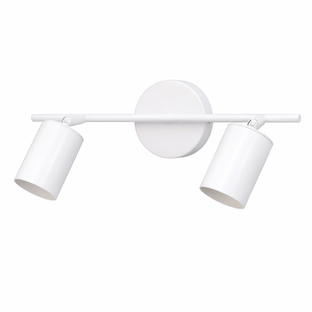 Imagen de Spot 2 Luces Gu10 Canon Blanco