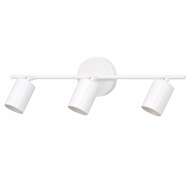 Imagen de Spot 3 Luces Gu10 Canon Blanco