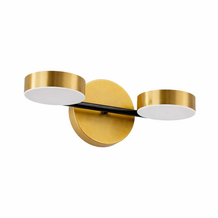 Imagen de Aplique 2 LED 10w Cálido  Glam Oro Mate