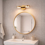 Imagen de Aplique 2 LED 10w Cálido  Glam Oro Mate