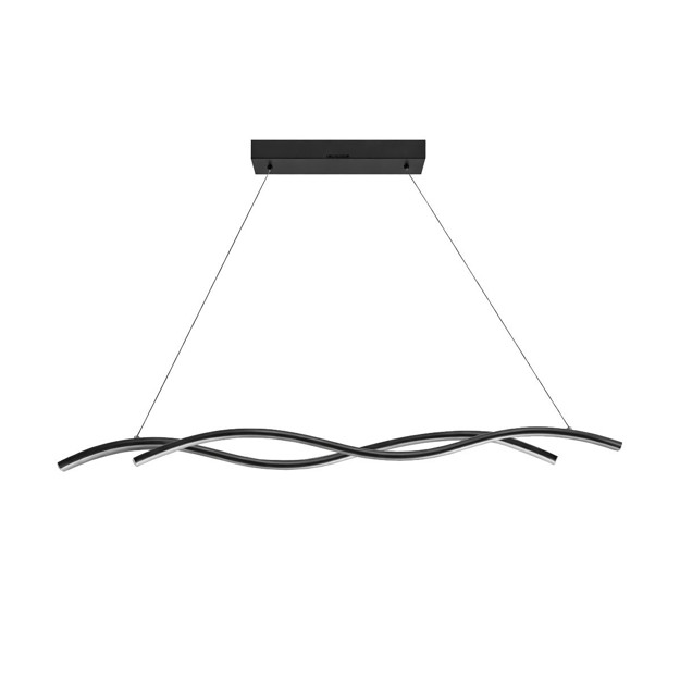 Imagen de Colgante LED 26w Wave Negro 90cm