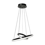 Imagen de Colgante LED 35w Ring Negro 3 Tonalidades Ø20/40cm