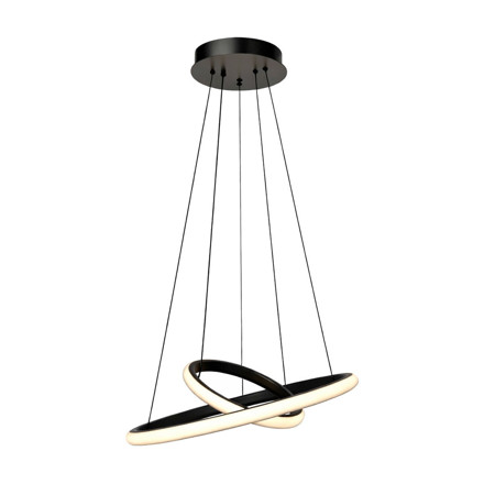 Imagen de Colgante LED 35w Ring Negro 3 Tonalidades Ø20/40cm