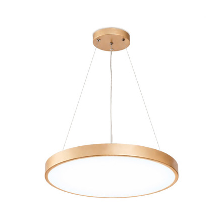 Imagen de Colgante LED 30w Flat Oro Mate 3 Tonalidades Ø50x5cm H