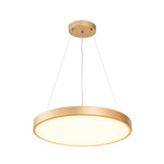 Imagen de Colgante LED 30w Flat Oro Mate 3 Tonalidades Ø50x5cm H