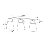 Imagen de Spot 3 Luces Oslo Blanco