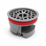 Imagen de Rejilla Desagüe Cromada 15x15cm c/Válvula anti-olor