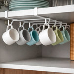 Imagen de Cuelga tazas x10 Blanco 15.5x28.5x3.5cm H