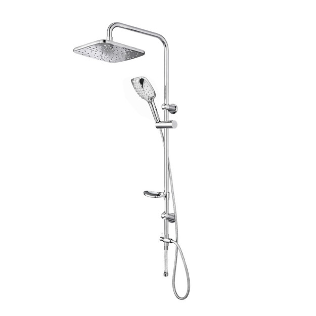 Imagen de PANEL Barral Columna CROMO con Telefono y Roseta 1m