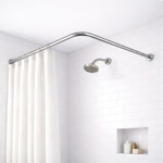 Imagen de Barral Curvo Extensible Acero 90-130cm