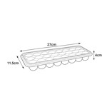 Imagen de CUBETERA con Tapa x 24 Plastica Colores 27x11.5x4cm