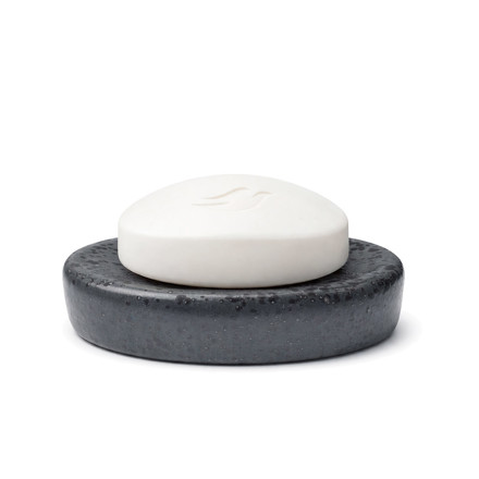 Imagen de Jabonera Negra Cerámica 12.5x9x3cm H