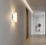 Imagen de APLIQUE 1 Luz E27 Vidrio Curvo 20X10cm / 8.5cm prof.