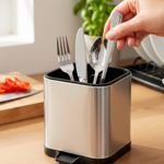 Imagen de Cubiertero de Mesa en Acero Inox. c/Pico Evacuador