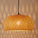 Imagen de Colgante 1 Luz E27 Campana Natural Ø38x20cm H