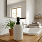 Imagen de Dispensador Blanca Cerámica Ø7.5x18cm H