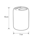 Imagen de Portacepillos Blanco Cerámica Ø7x10cm H