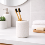 Imagen de Vaso Blanco Cerámica Ø7x10cm H