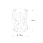 Imagen de Vaso Blanco Cerámica Ø7x10cm H