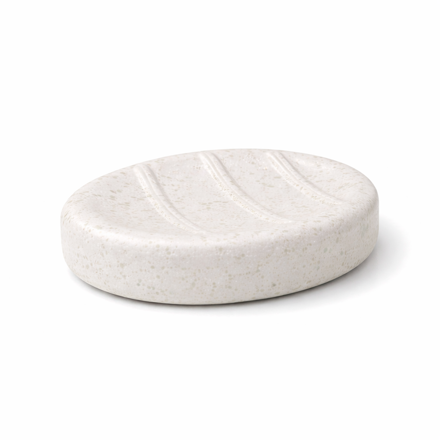 Imagen de Jabonera Blanca Cerámica 12.5x9x3cm H