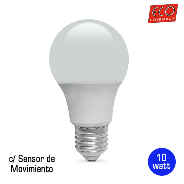 Imagen de LED E27 10w c/Sensor Mov. Fria