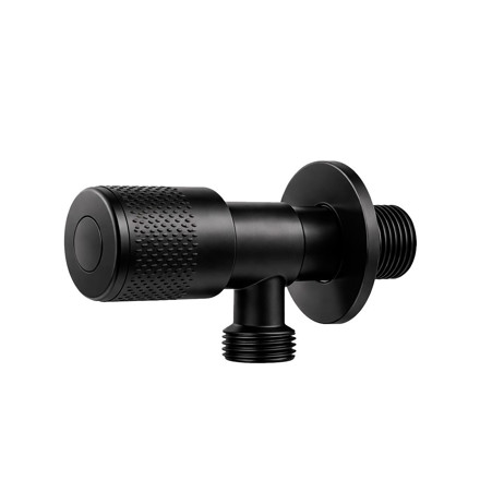 Imagen de Llave de Paso Negra Acero 1/2"