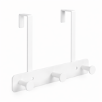 Imagen de Perchero para Puerta 3 Ganchos Blanco 23x3.5x18.5cm H