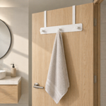 Imagen de Perchero para Puerta 3 Ganchos Blanco 23x3.5x18.5cm H