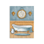 Imagen de CUADRO Canvas Bañera BAÑO 30x40cm