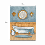 Imagen de CUADRO Canvas Bañera BAÑO 30x40cm