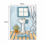Imagen de CUADRO Canvas Pileta BAÑO 30x40cm