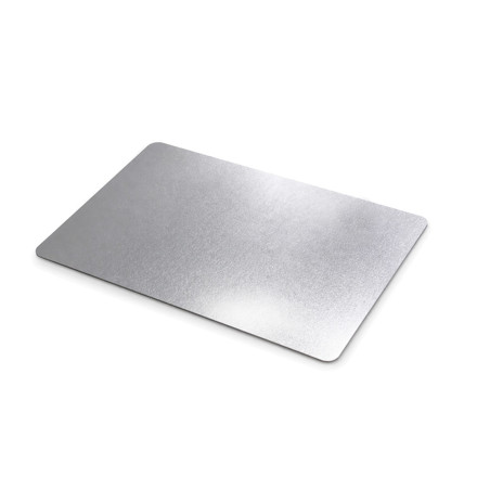 Imagen de INDIVIDUAL Simil Cuero Plateado 45x30cm