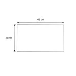 Imagen de INDIVIDUAL PVC Efecto Madera Marron 45x30cm