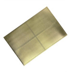 Imagen de INDIVIDUAL Simil Cuero Dorado 45x30cm