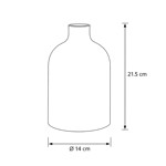 Imagen de FLORERO Ceramica Tornazolado Ø14x21.5cm H