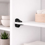 Imagen de Soportes (Par) Negro p/Estante 3 a 18mm